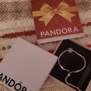 Pandora sterling silver slide bracelet